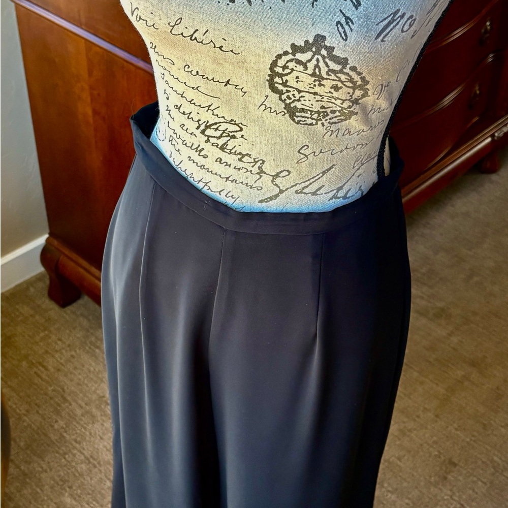 Wide Leg palazzo pants in a rich black